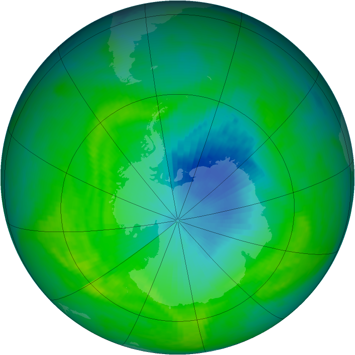 Ozone Map 1984-11-20